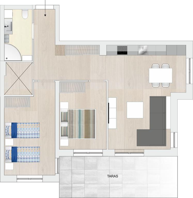 Apartament Blue Sky Kołobrzeg Exteriör bild